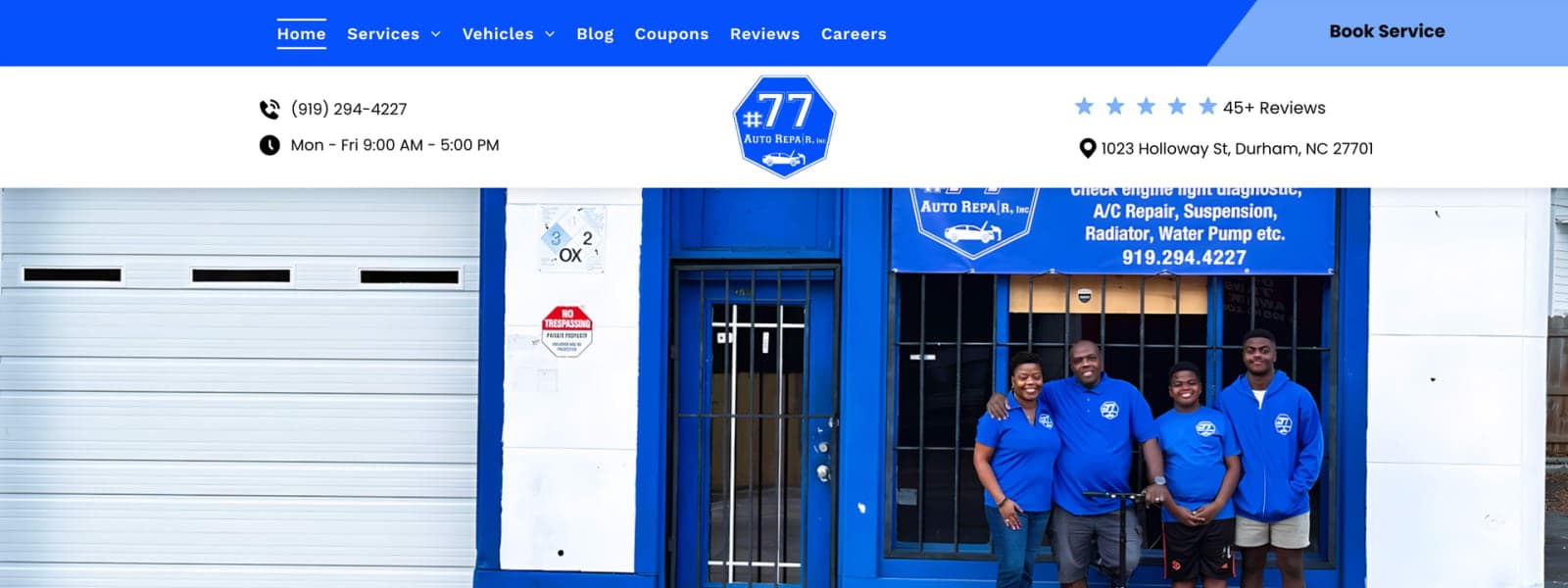 #77 Auto Repair, Inc. cover